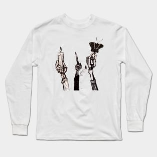 Skulls, knives Long Sleeve T-Shirt